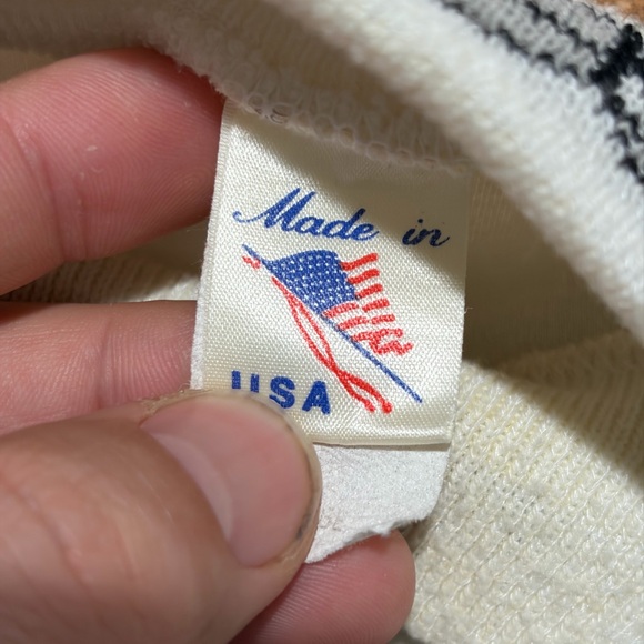 Vintage Designs USA Racing Shirt Mens XL White Pin Up Motorcycle 80s - Picture 10 of 13